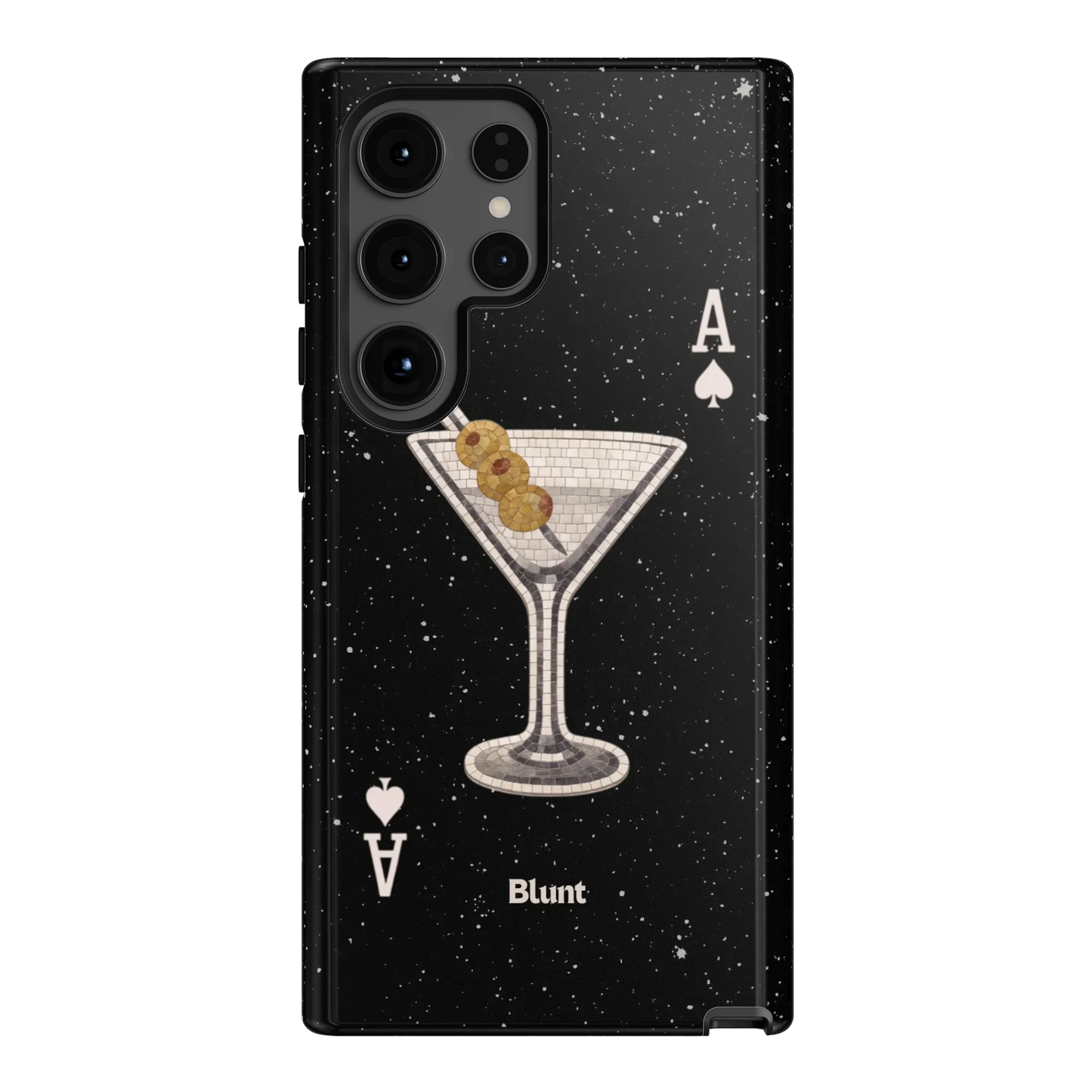Black Dirty Martini Samsung Case