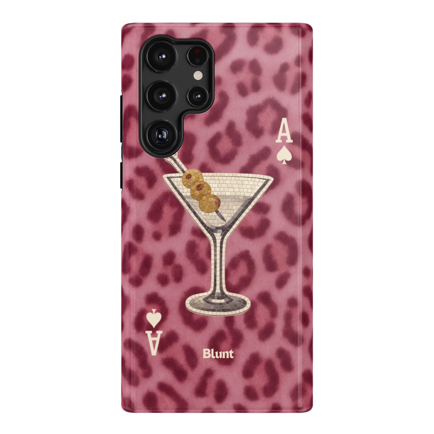 Pink Cheetah Dirty Martini Samsung Case