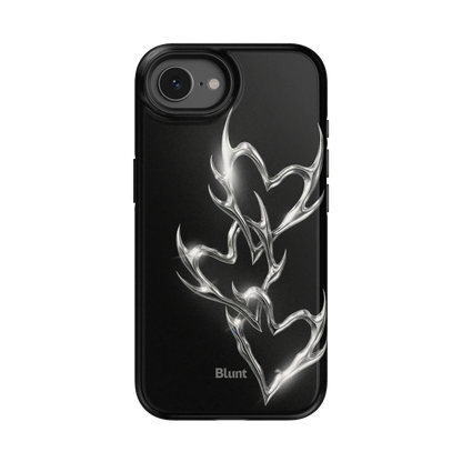 Chrome Flame iPhone Case