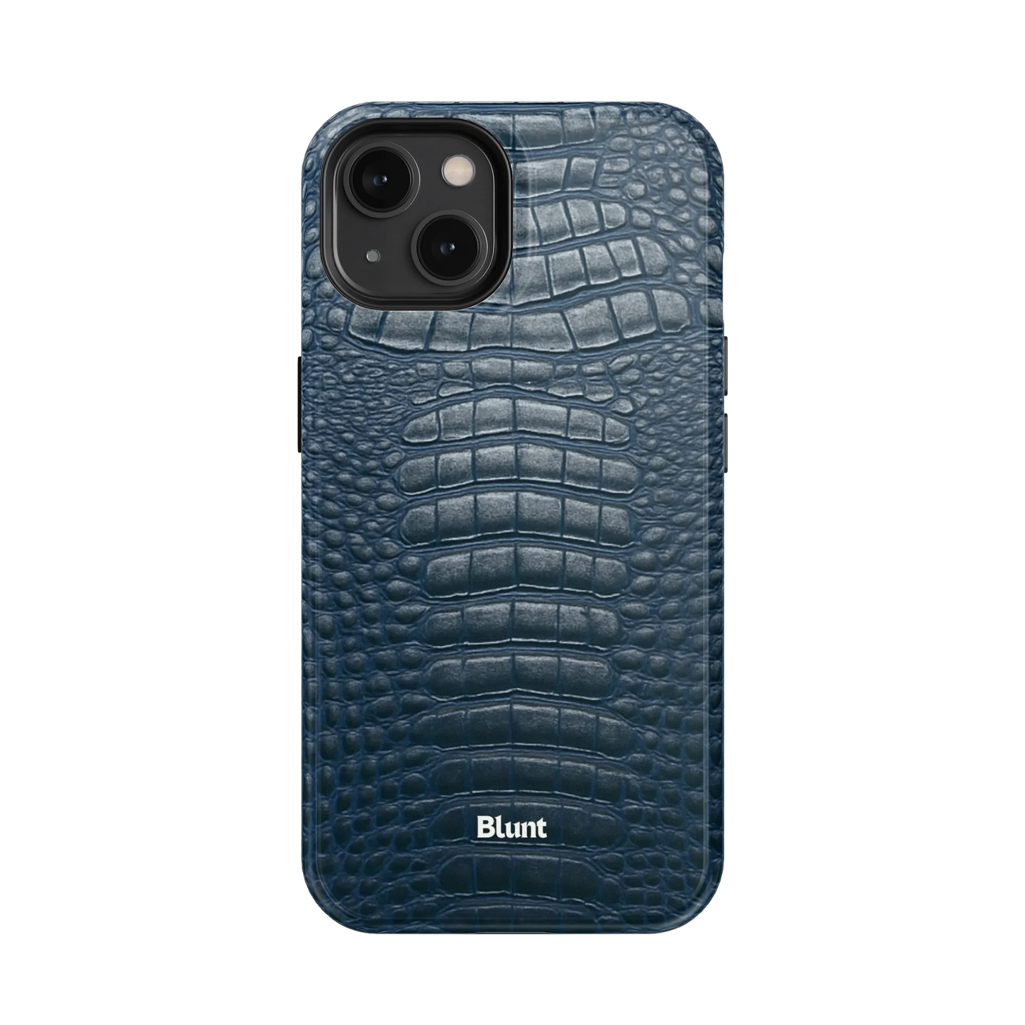 Navy Croc iPhone Case