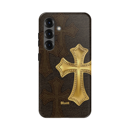 Gold Cross Samsung Case