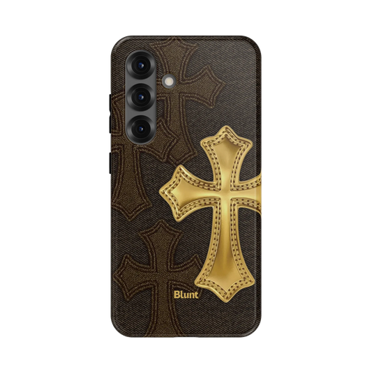 Gold Cross Samsung Case