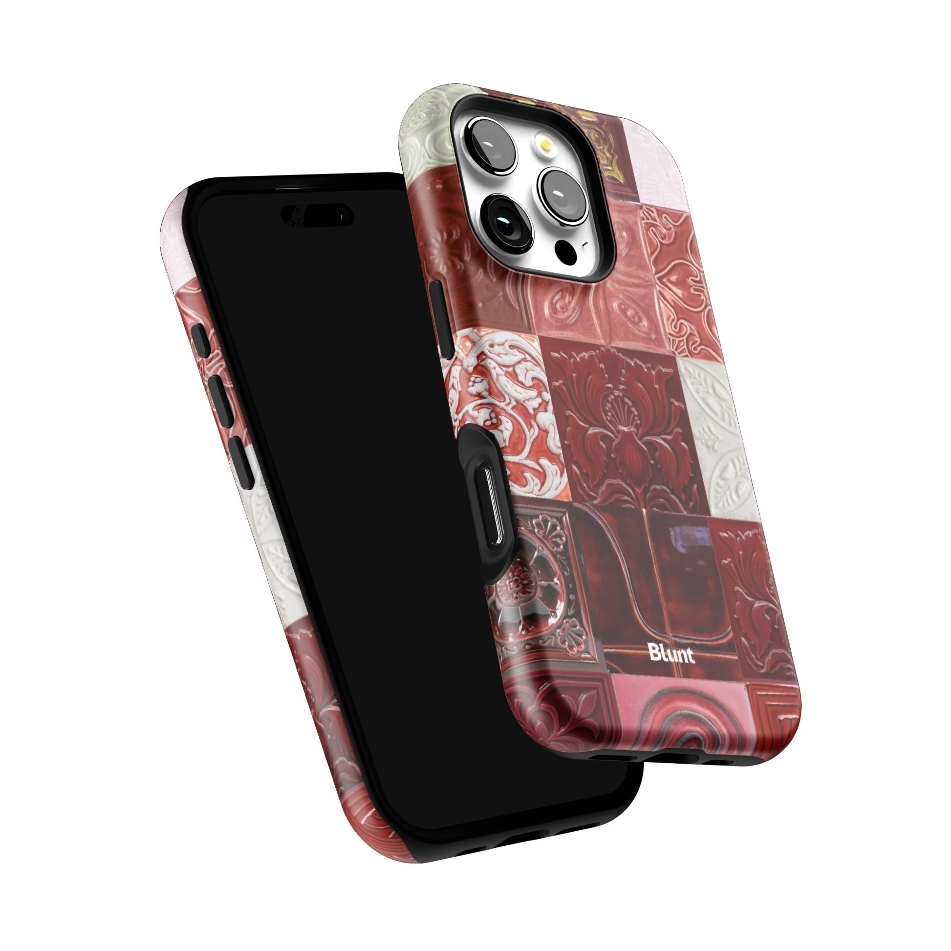 Checkered-Rouge-iphone-case-iPhone 16 Pro-5