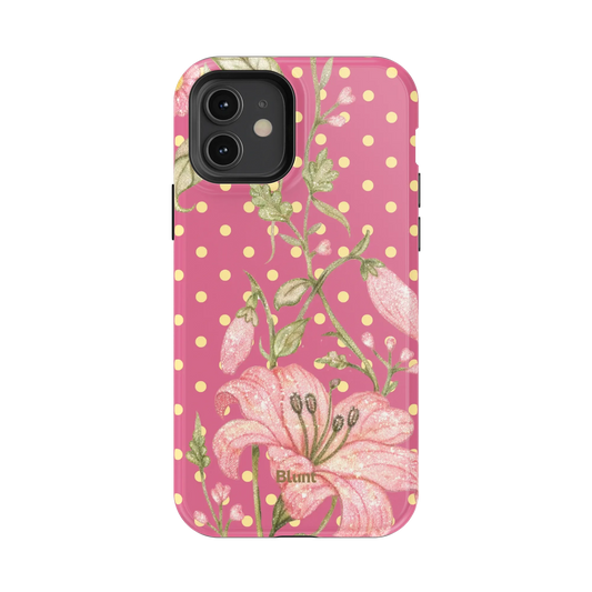 Cherry Blossom Dot iPhone Case
