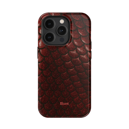 Crimson Depth iPhone Case