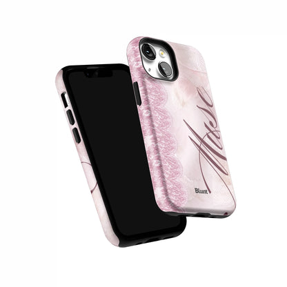 Blush-Laced-Muse-iphone-case-iPhone 13 Mini-5