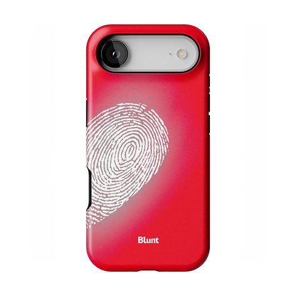 Heart Print Red iPhone Case