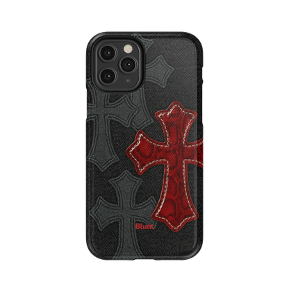 Crimson Cross iPhone Case