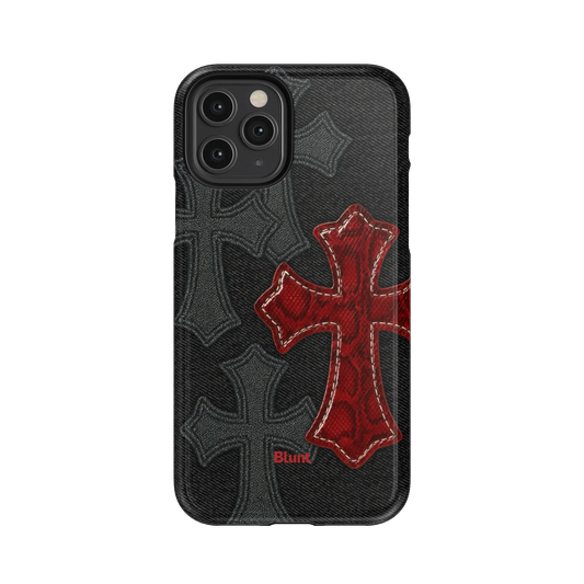 Crimson Cross iPhone Case