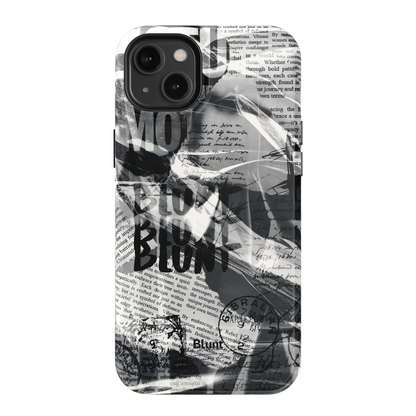 Black Love Letter iPhone Case