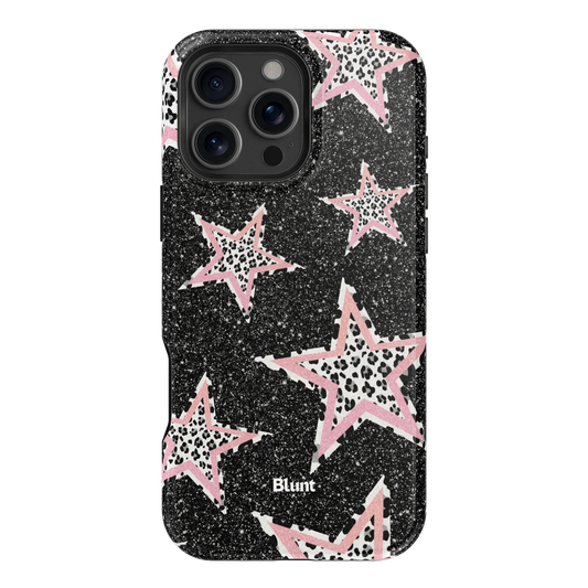 Pink Zebra Stars iPhone Case