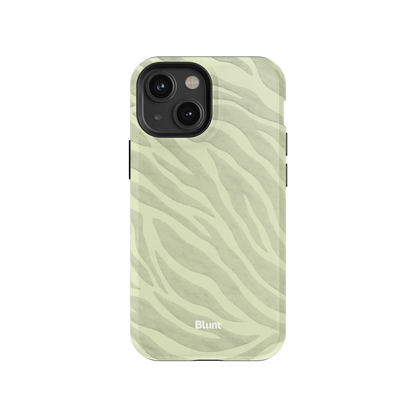 Sage Zebra iPhone Case