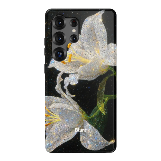 Eclipse Orchid in White Samsung Case