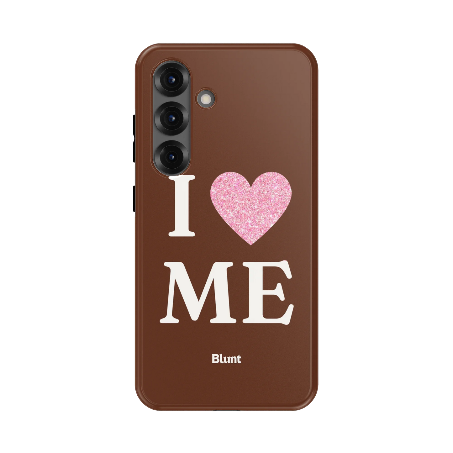 Brown I Love Me Samsung Case