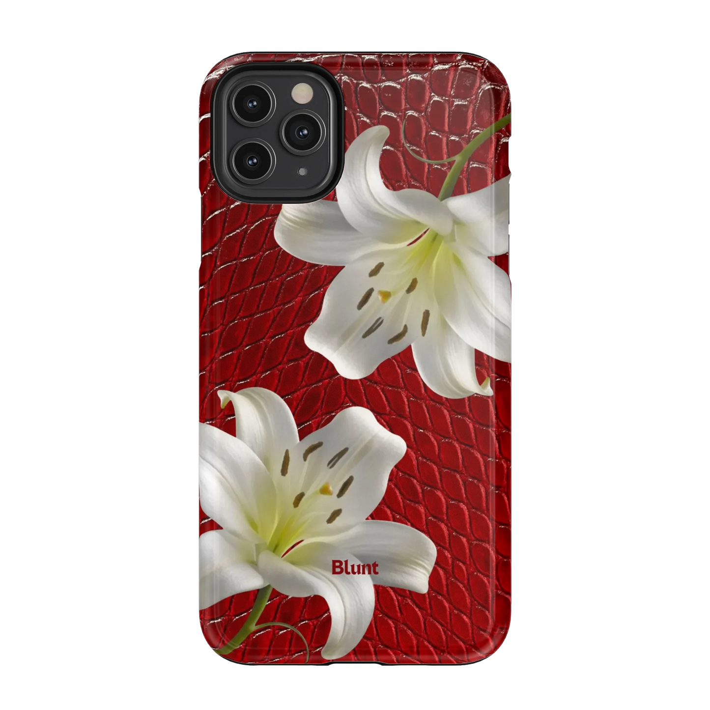 Crimson Lily iPhone Case