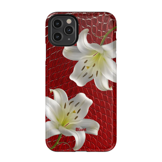 Crimson Lily iPhone Case