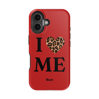 Red I Love Me iPhone Case