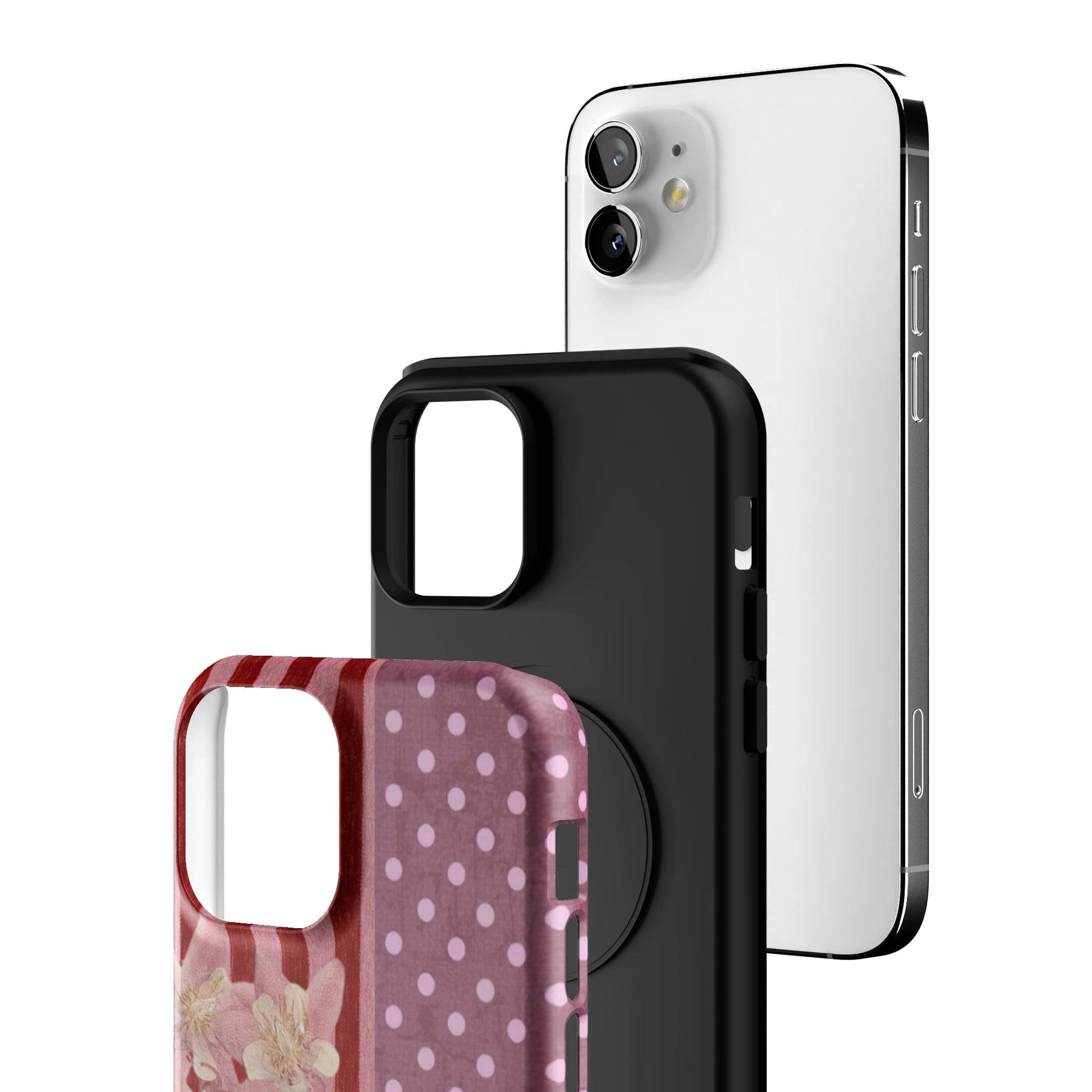 Rose Polka iPhone Case gallery - Iphone_12_Iphone_3