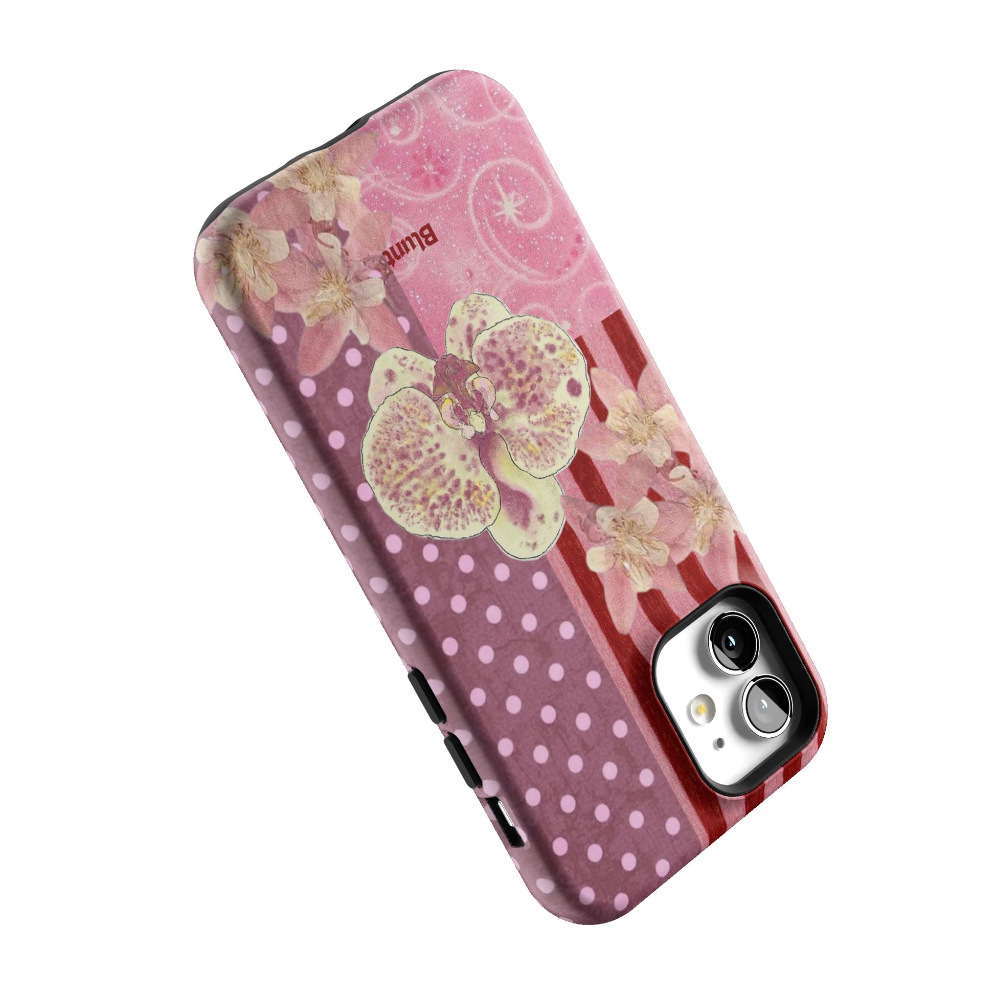 Rose Polka iPhone Case gallery - Iphone_12_Iphone_5