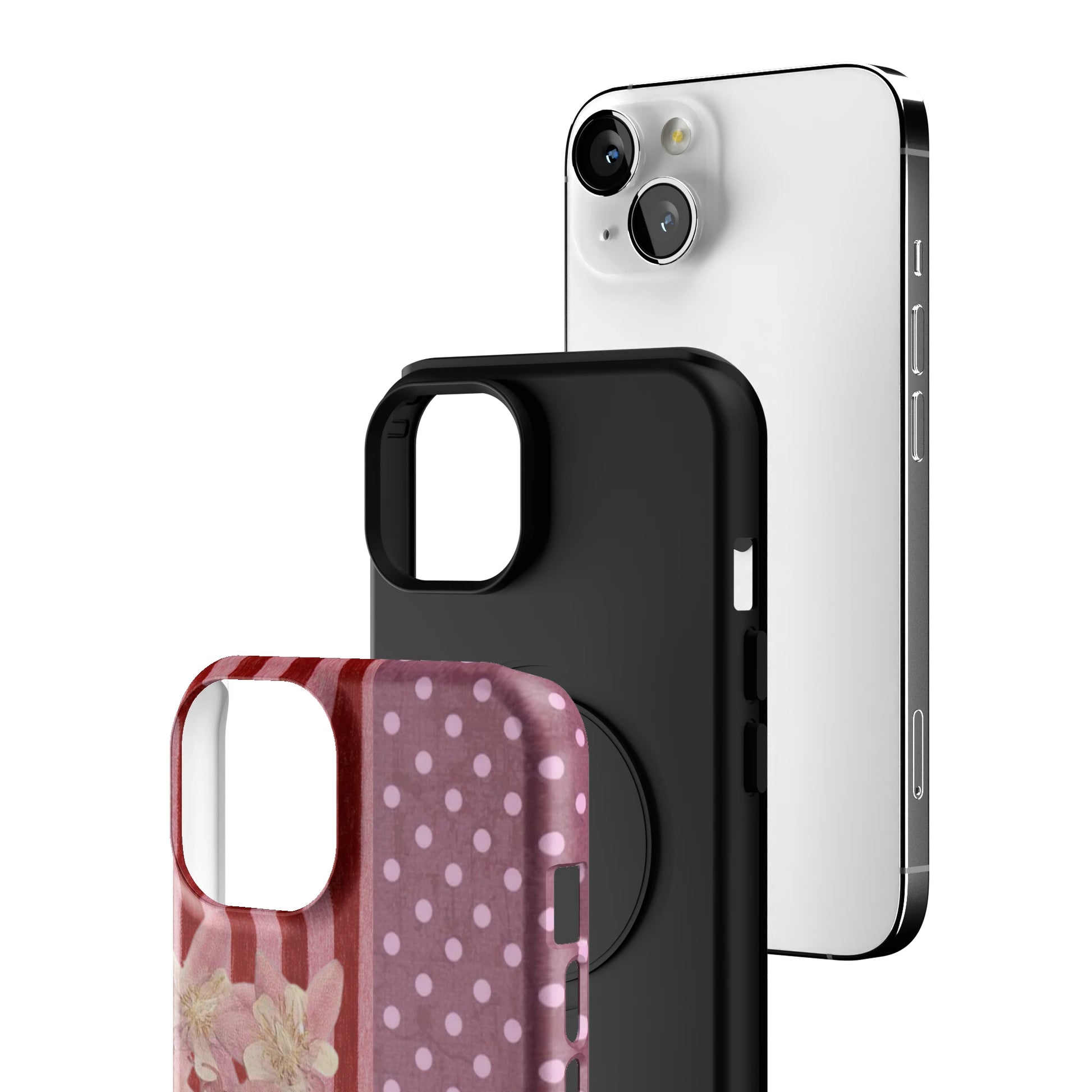 Rose Polka iPhone Case gallery - Iphone_13_Iphone_3