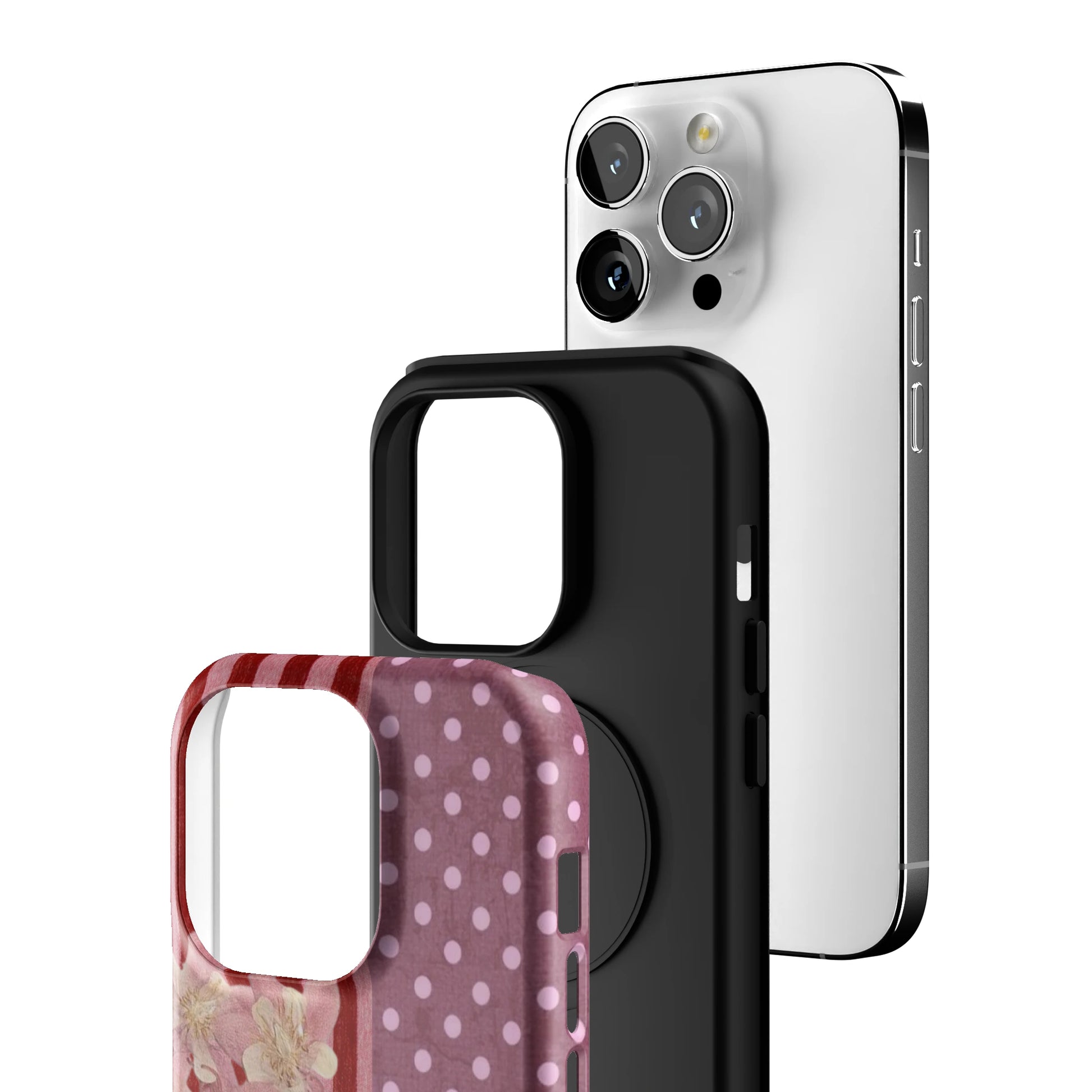 Rose Polka iPhone Case gallery - Iphone_14_Pro_3
