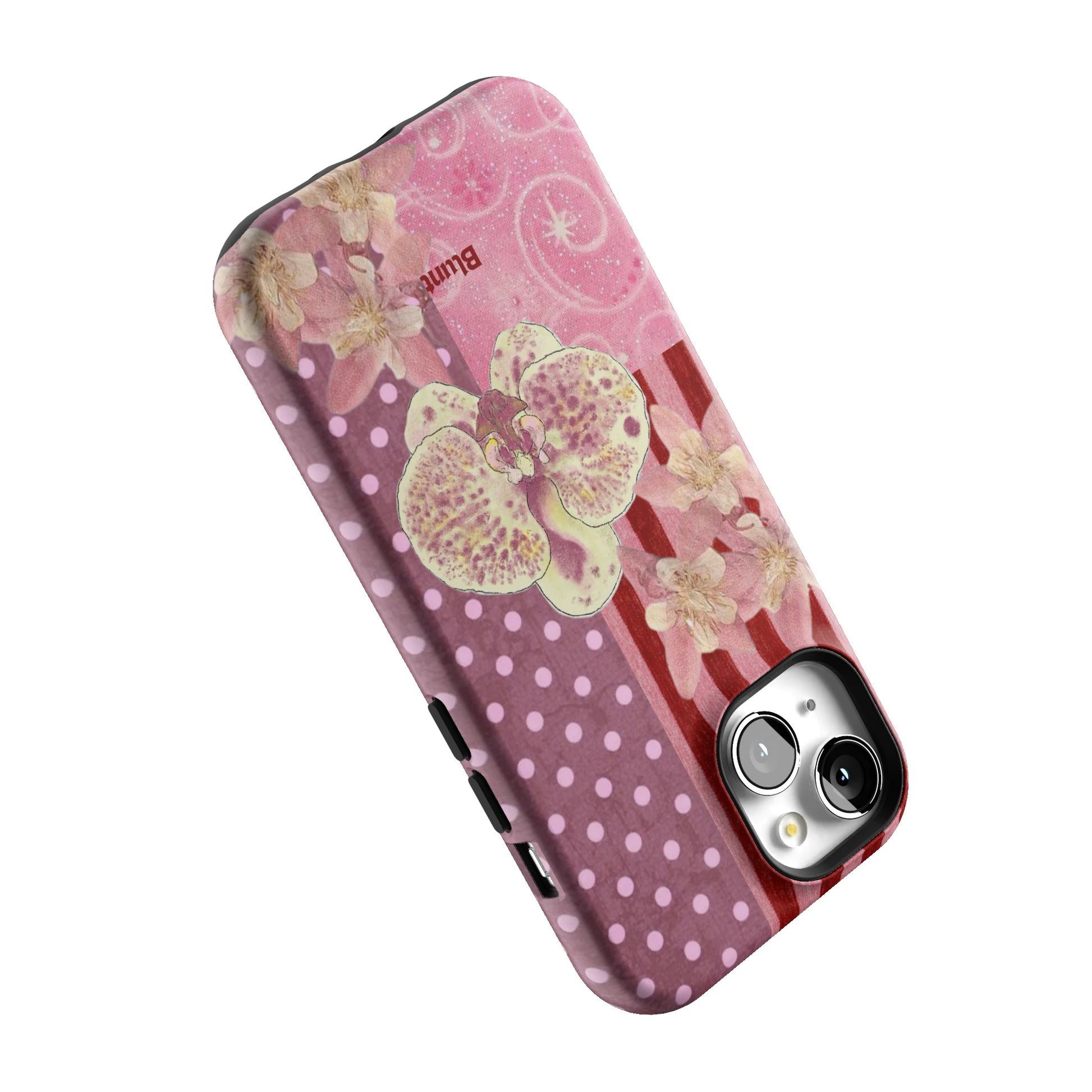 Rose Polka iPhone Case gallery - Iphone_15_Iphone_5