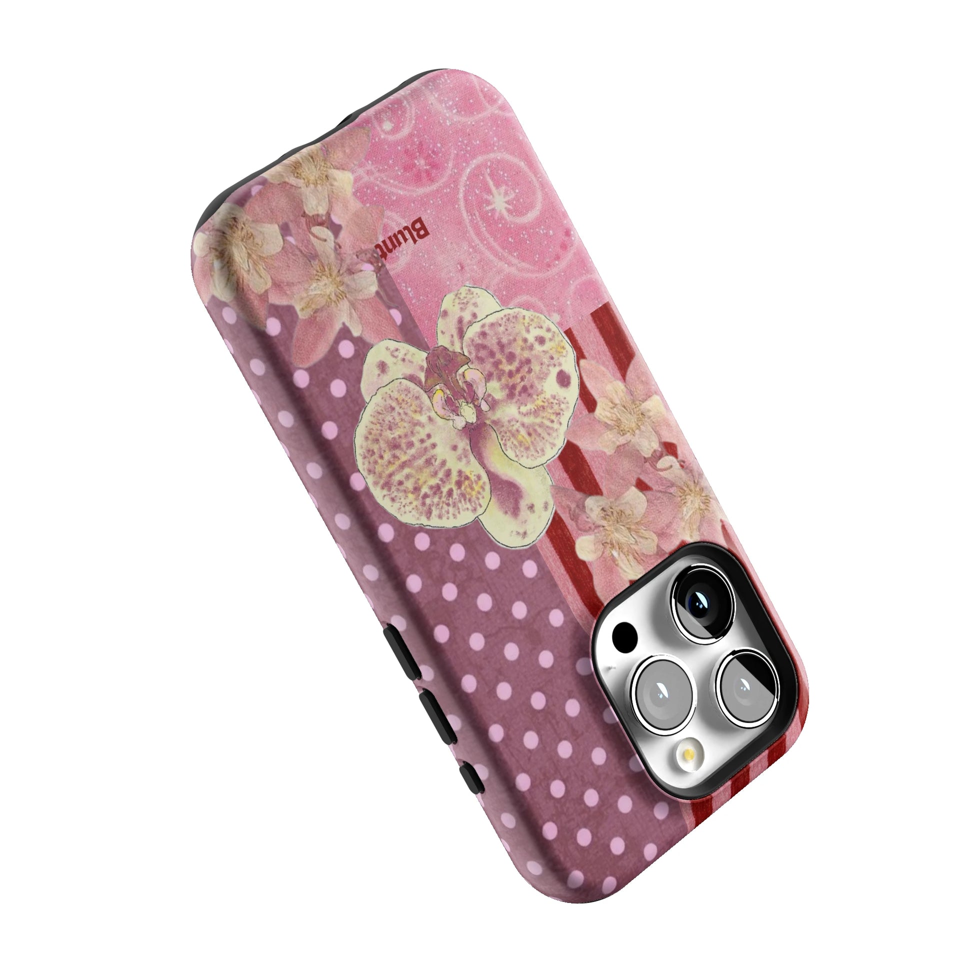 Rose Polka iPhone Case gallery - Iphone_15_Pro_5