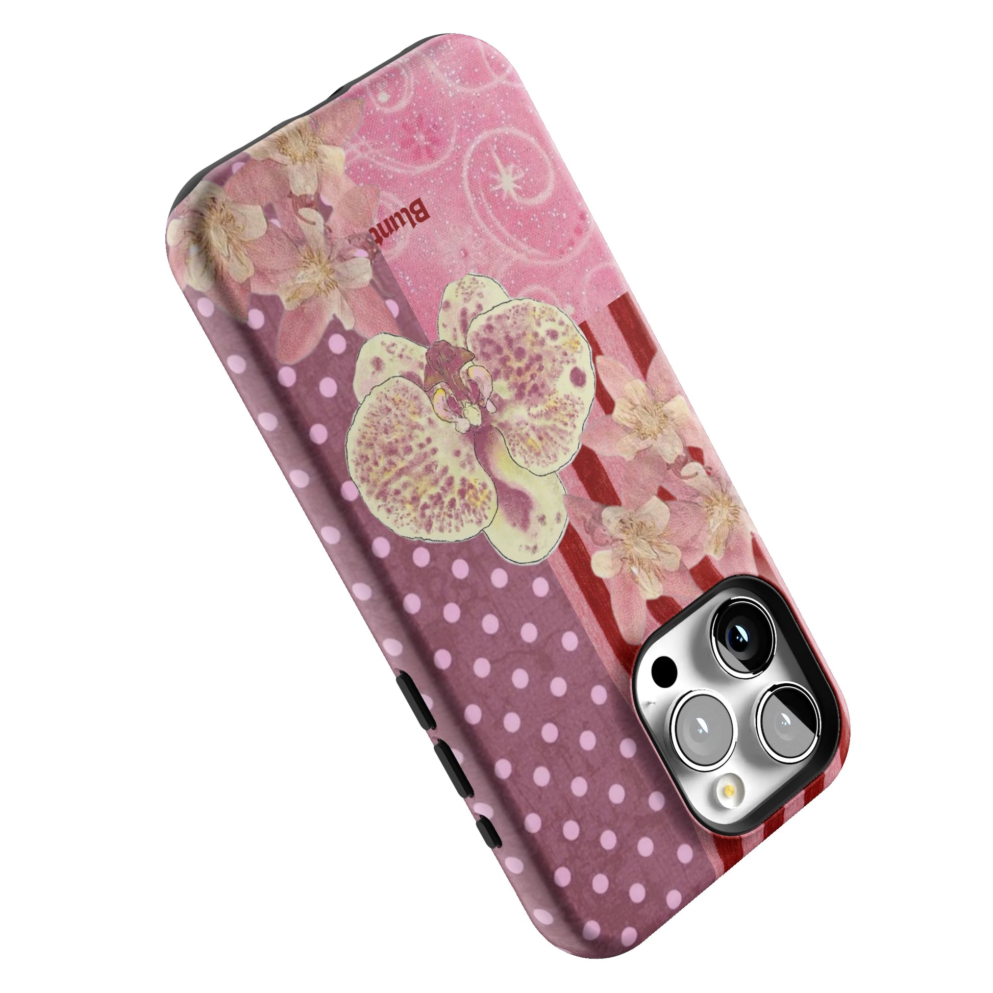 Rose Polka iPhone Case gallery - Iphone_15_Pro_Max_5