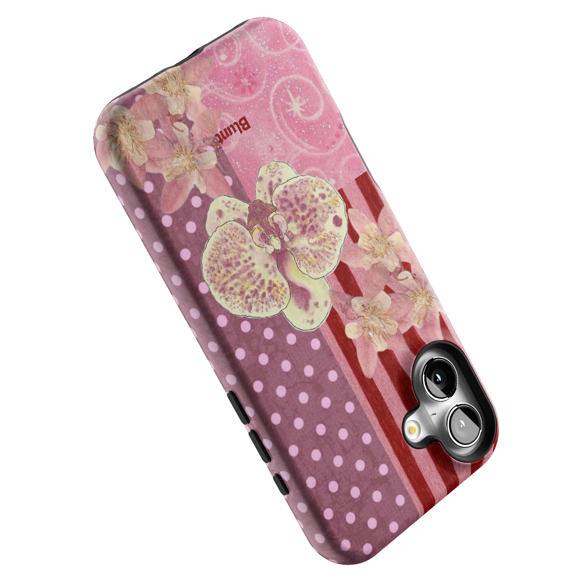 Rose Polka iPhone Case gallery - Iphone_16_Mini_Air_Plus_5