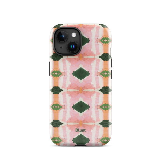 Rose Quartz Grid iPhone Case - Blunt Cases