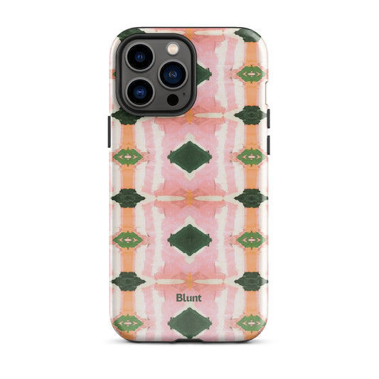 Rose Quartz Grid iPhone Case - Blunt Cases