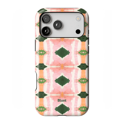 Rose Quartz Grid iPhone Case - Blunt Cases