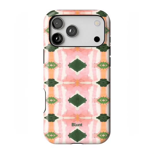 Rose Quartz Grid iPhone Case - Blunt Cases