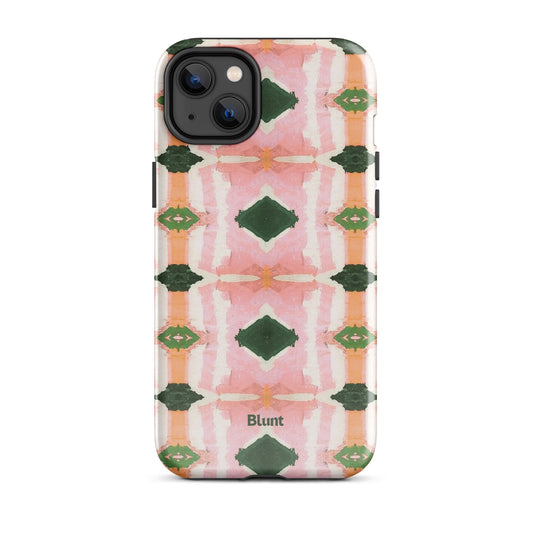 Rose Quartz Grid iPhone Case - Blunt Cases