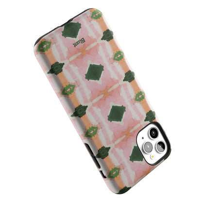 Rose Quartz Grid iPhone Case gallery - Iphone_11_Pro_Max_5