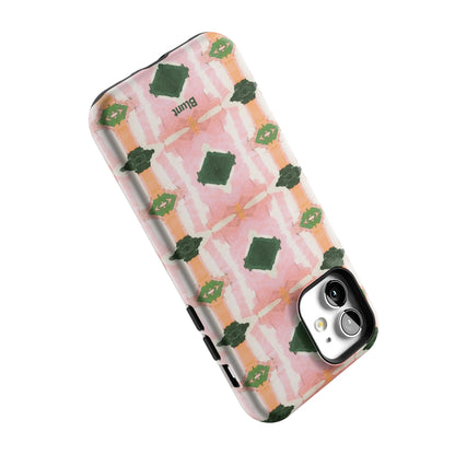 Rose Quartz Grid iPhone Case gallery - Iphone_12_Iphone_5
