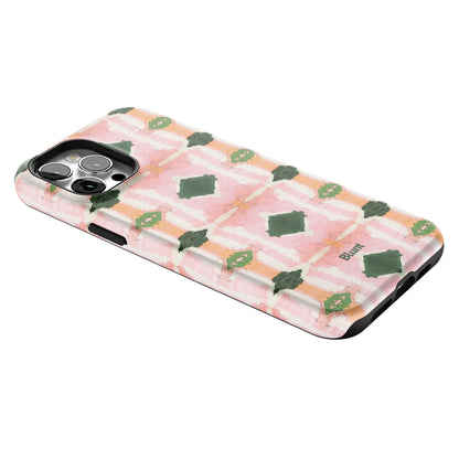 Rose Quartz Grid iPhone Case gallery - Iphone_12_Pro_Max_2