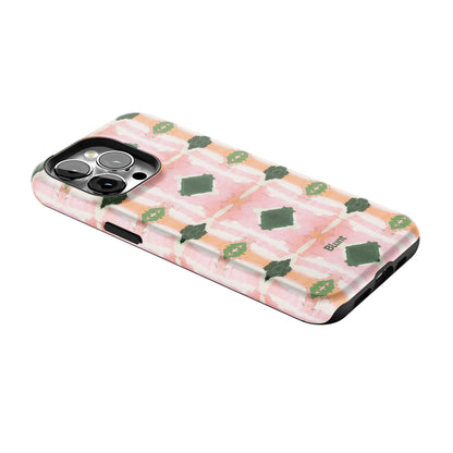 Rose Quartz Grid iPhone Case gallery - Iphone_13_Pro_2