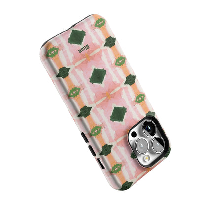 Rose Quartz Grid iPhone Case gallery - Iphone_13_Pro_5