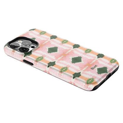 Rose Quartz Grid iPhone Case gallery - Iphone_13_Pro_Max_2