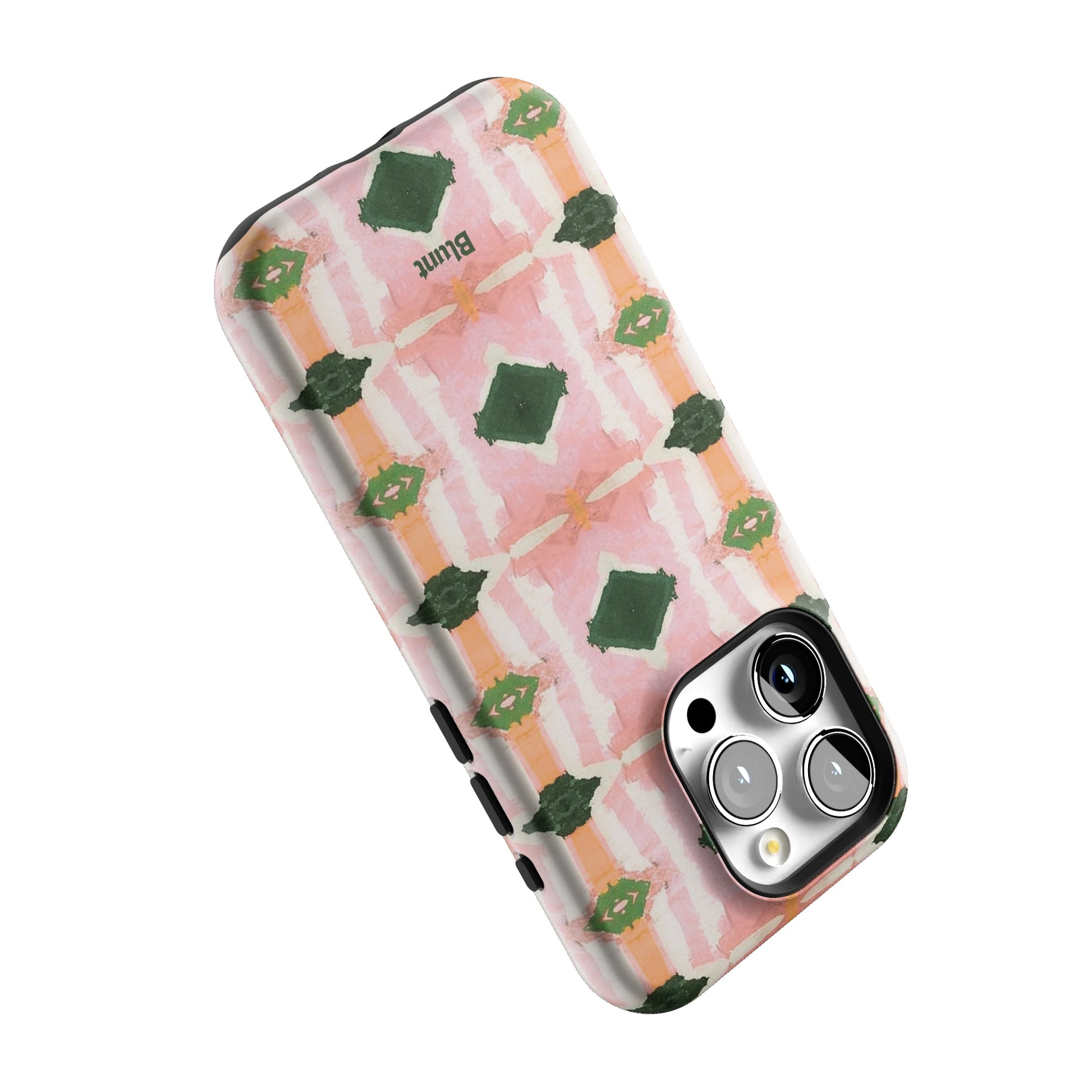 Rose Quartz Grid iPhone Case gallery - Iphone_15_Pro_5