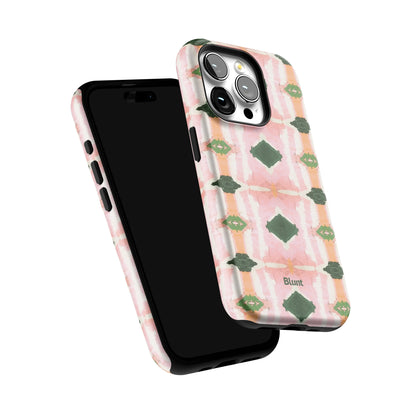 Rose Quartz Grid iPhone Case gallery - Iphone_15_Pro_6