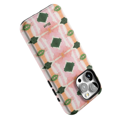Rose Quartz Grid iPhone Case gallery - Iphone_15_Pro_Max_5