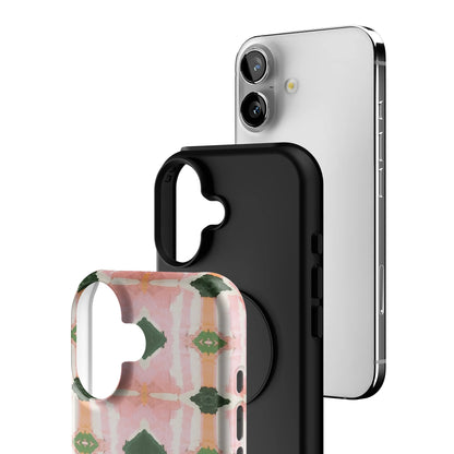 Rose Quartz Grid iPhone Case gallery - Iphone_16_Iphone_3