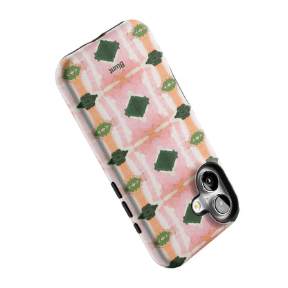 Rose Quartz Grid iPhone Case gallery - Iphone_16_Iphone_5