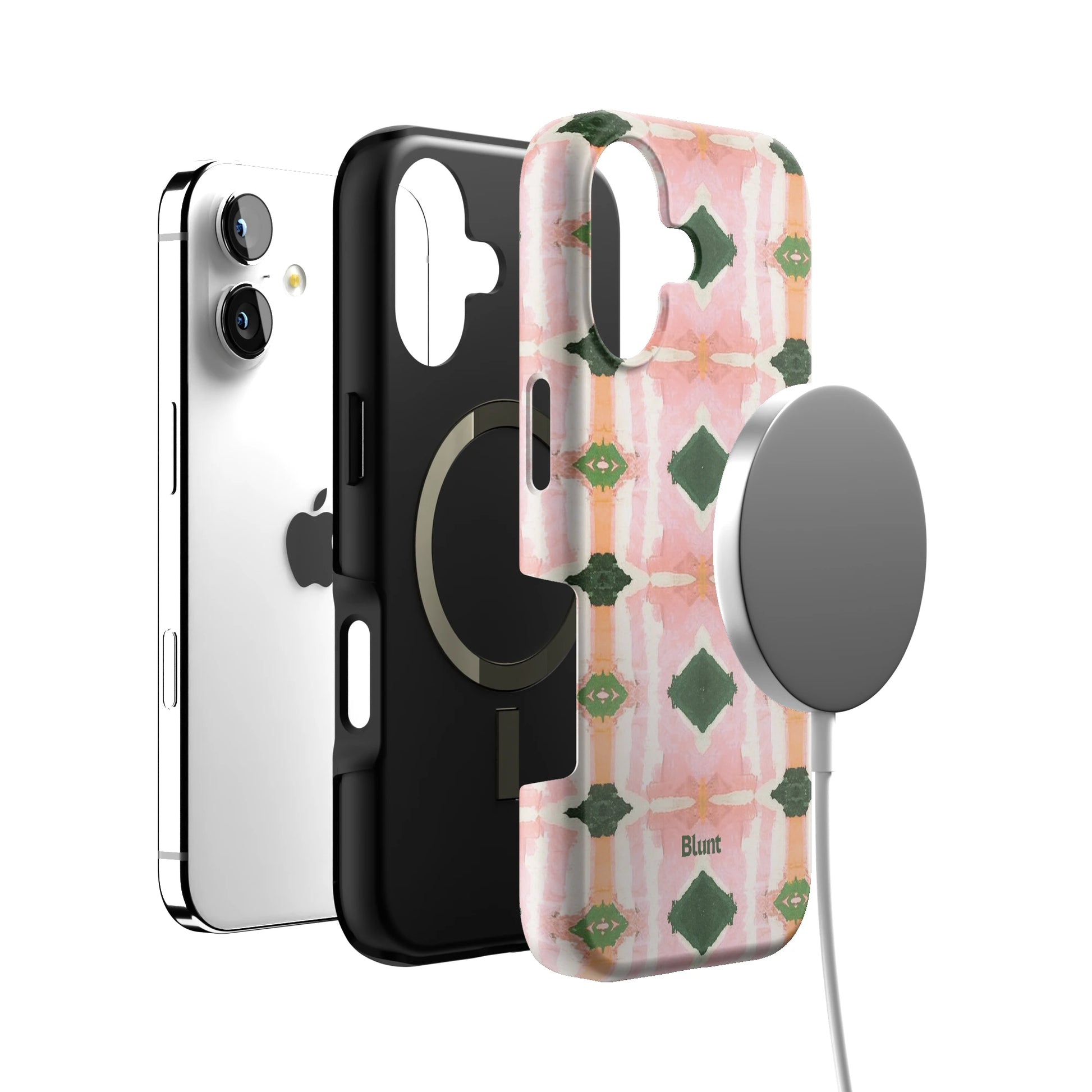 Rose Quartz Grid iPhone Case gallery - Iphone_17_Iphone_4