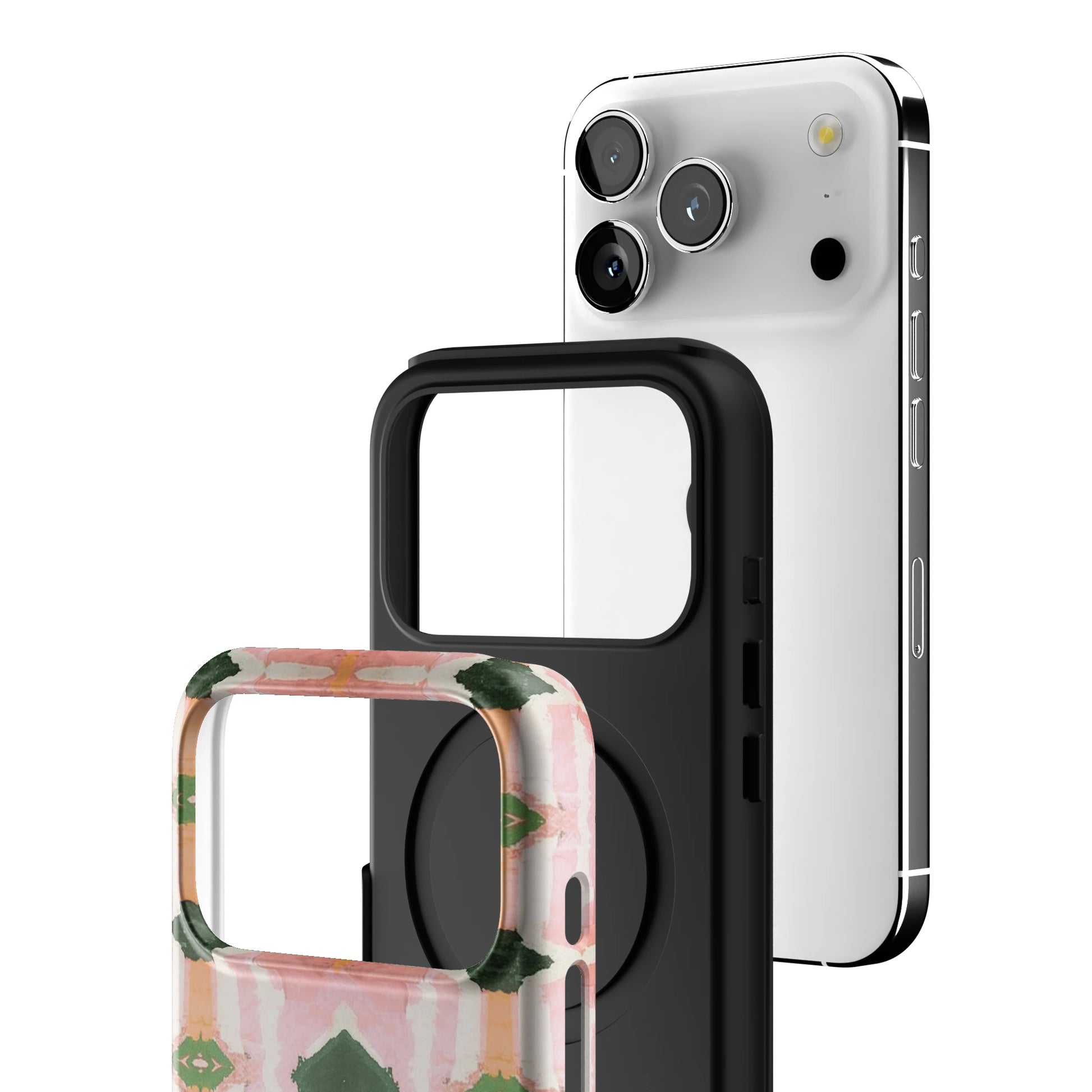 Rose Quartz Grid iPhone Case gallery - Iphone_17_Pro_3