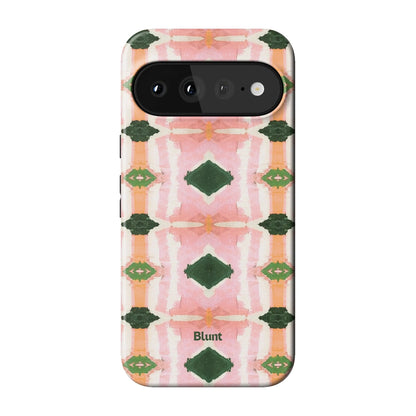 Rose Quartz Grid Pixel Case - Blunt Cases