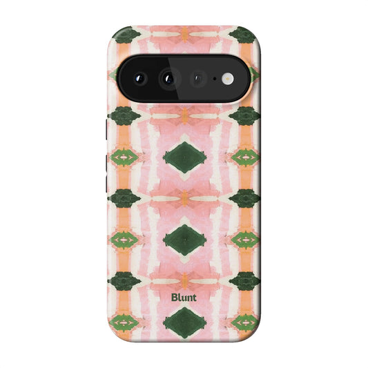 Rose Quartz Grid Pixel Case - Blunt Cases