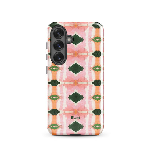 Rose Quartz Grid Samsung Case - Blunt Cases